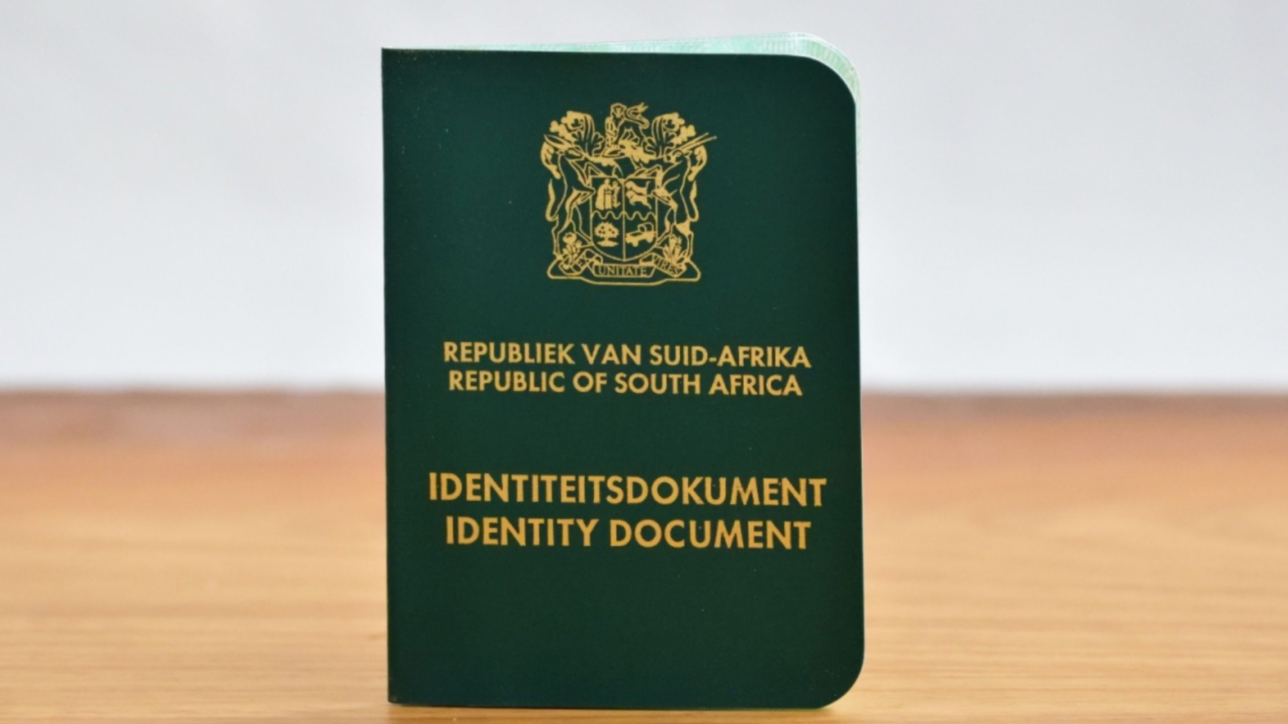Green South African ID book
