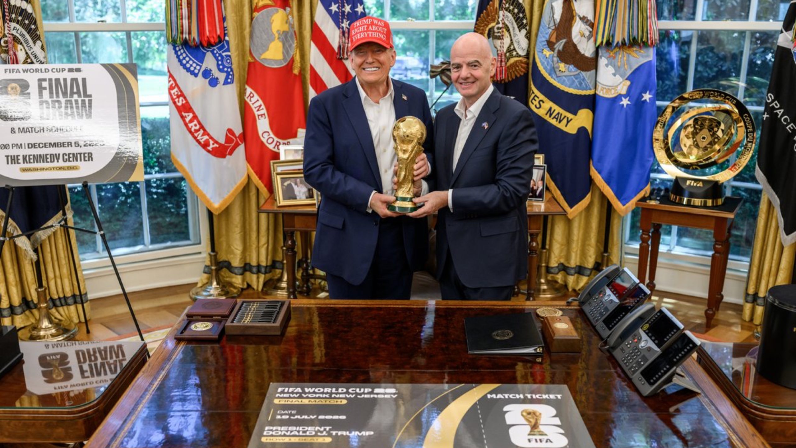 2026 World Cup draw set for 5 Dec in Washington