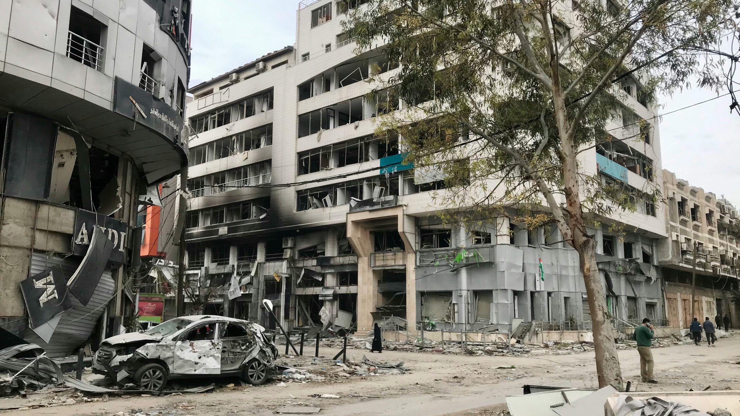 Aid Trucks Entering Gaza Post-Ceasefire